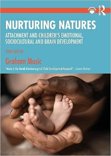 Cover of the book, blue with text Nuturing Natures third edition by Graham Music