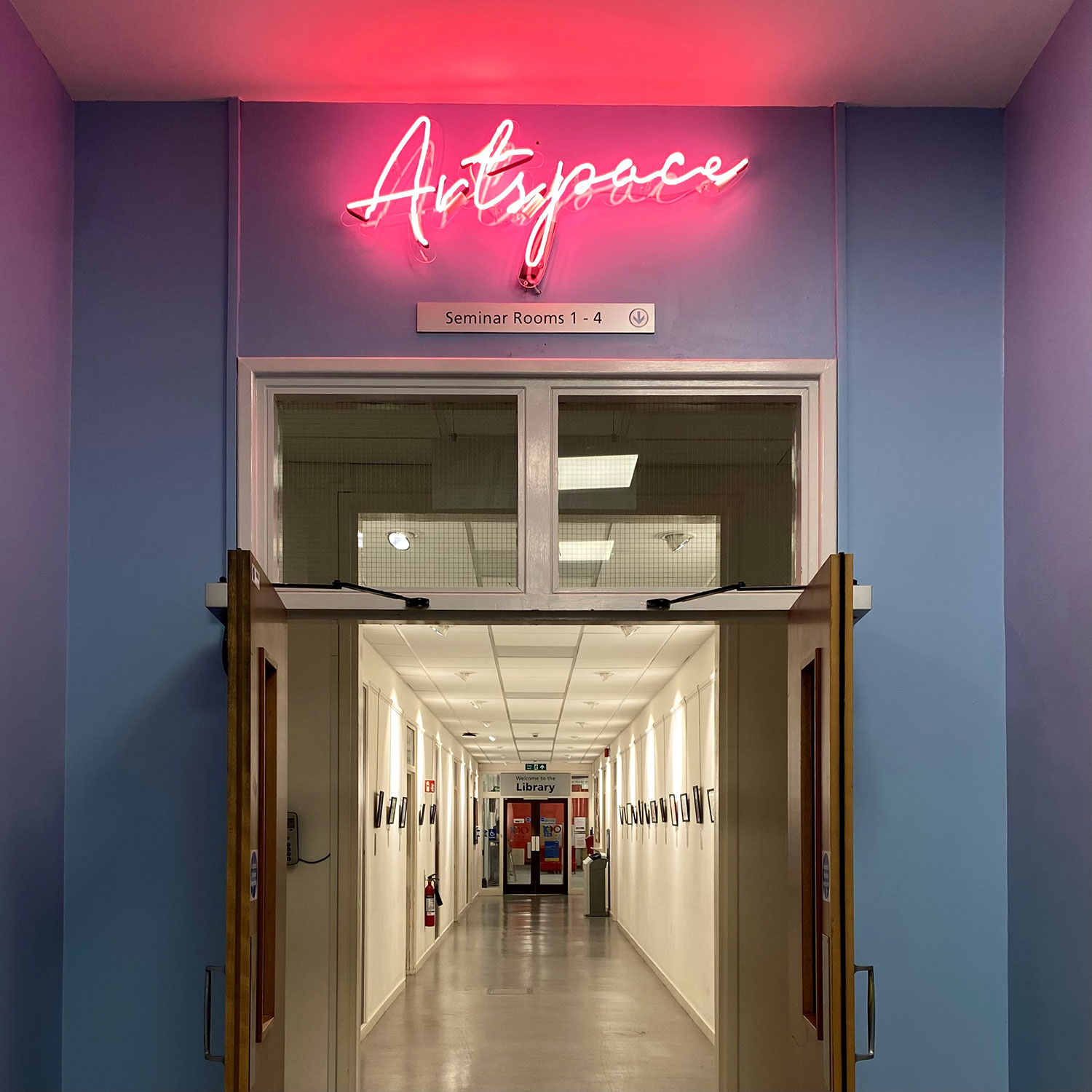 Artspace corridor