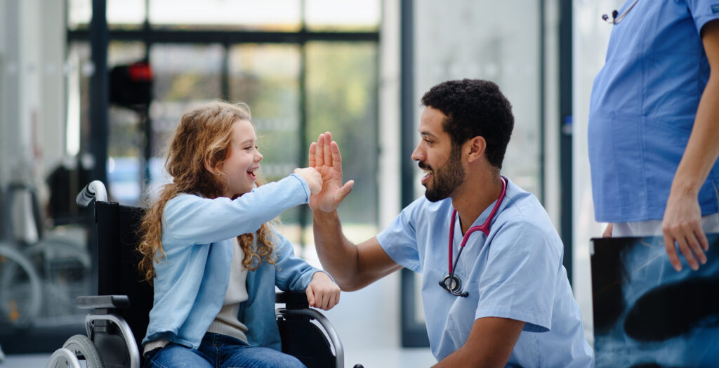 Nurse in a hospital